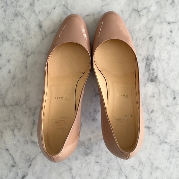 SOLD Christian Louboutin, sz42 Simple 85 Patent Leather Pumps - Picture 7 of 9